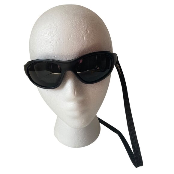 WileyX XL-1 Z87-2  Tactical Safety Sunglasses Black Frame Adjustable Strap Italy - Picture 1 of 7